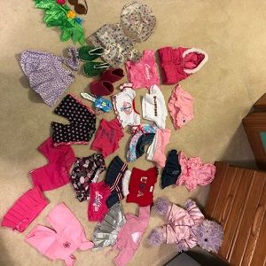 Big lot of Build-a-Bear clothes